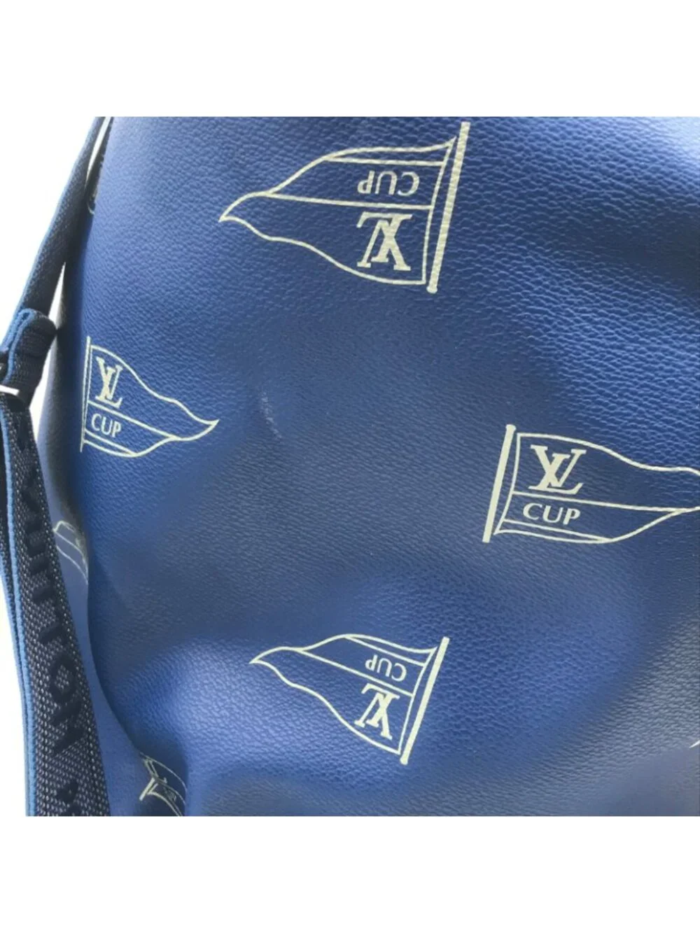 Louis Vuitton Cup Sac Marine Bandouliere Shoulder Bag Blue